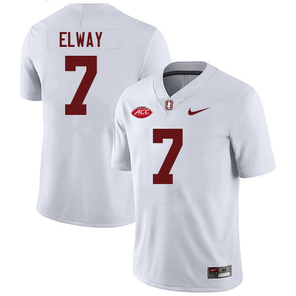 John Elway Stanford Jersey,Stanford Cardinal #7 John Elway Football Jersey Stitched-White